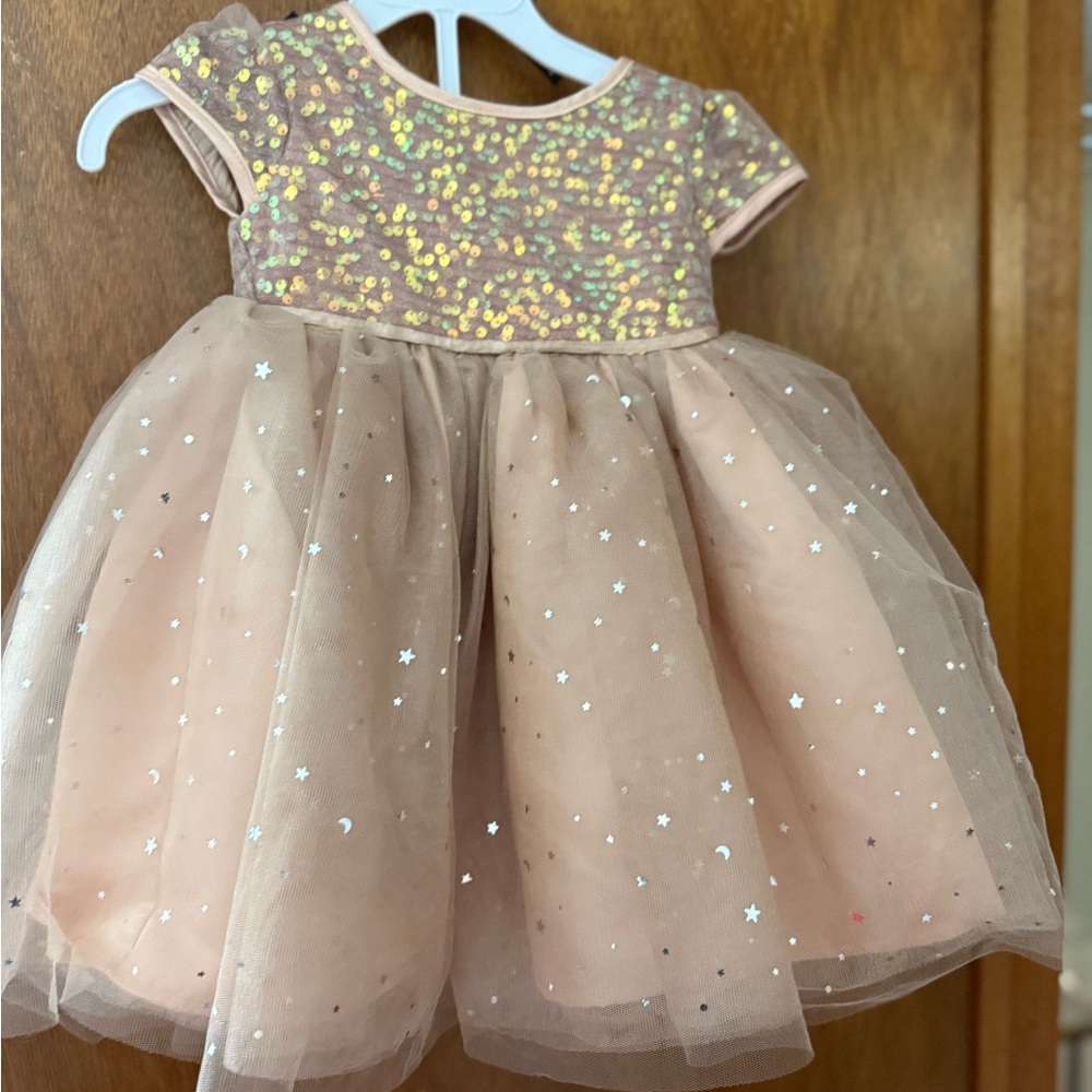 Sparkling Pink Tulle Dress